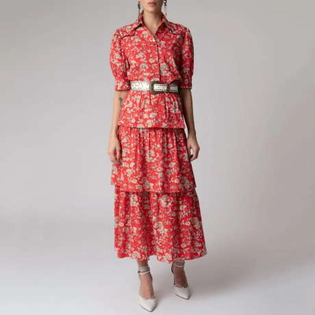 Saia Tricoline Flower Larissa