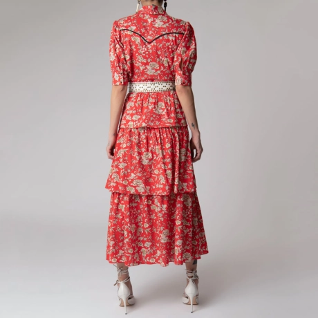 Saia Tricoline Flower Larissa