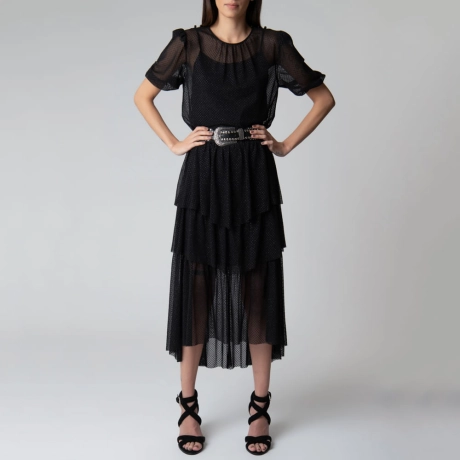 Saia Tule Pois Orvalho Louise