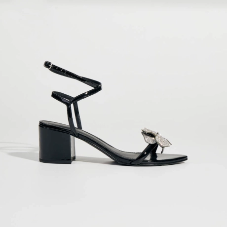 Sandália Couro Metal Abby