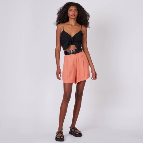 Shorts de Crepe Romeu