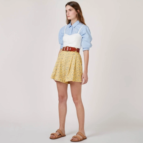 Shorts de Tricoline Florence