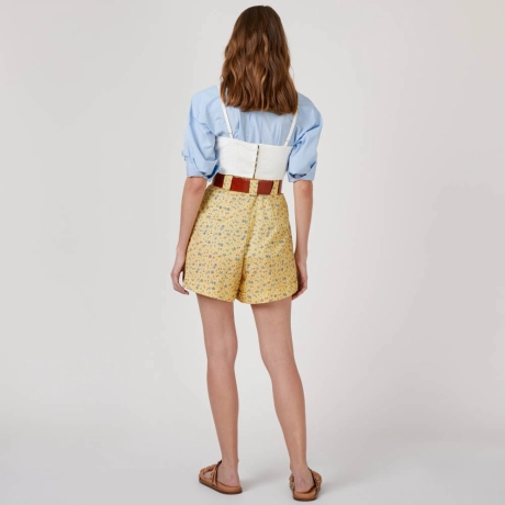 Shorts de Tricoline Florence