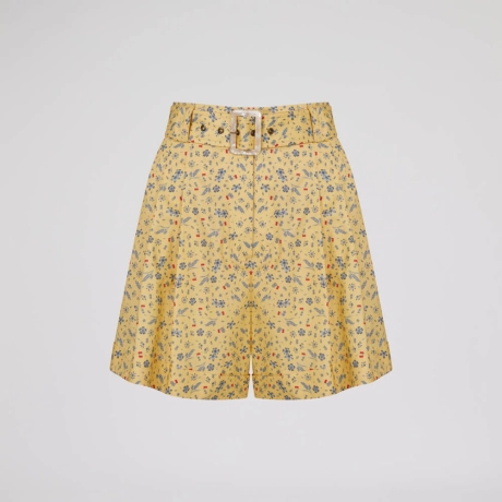 Shorts de Tricoline Florence