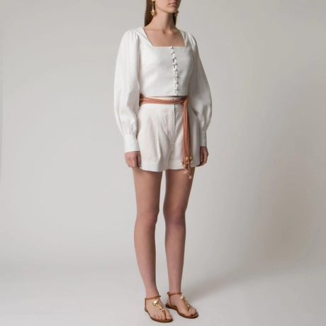 Shorts Linho Wash Mia