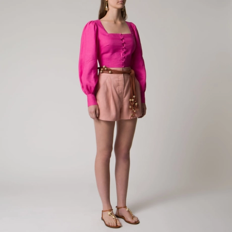 Shorts Linho Wash Mia