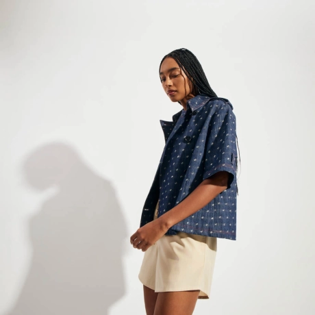 Trench Coat Gold Denim Diana