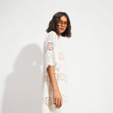 Vestido Bordado Onda Odes