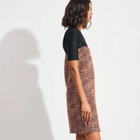 Vestido Bouclé Solaris Hazel