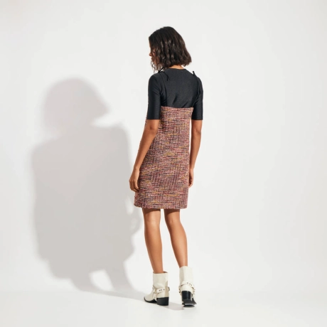 Vestido Bouclé Solaris Hazel