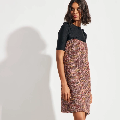 Vestido Bouclé Solaris Hazel