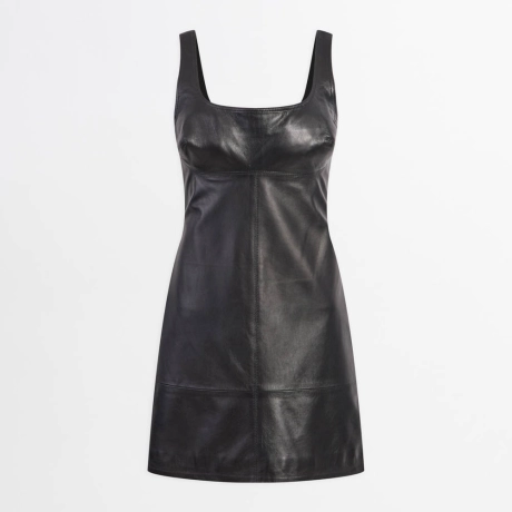 Vestido Couro Tilly - Preto/34