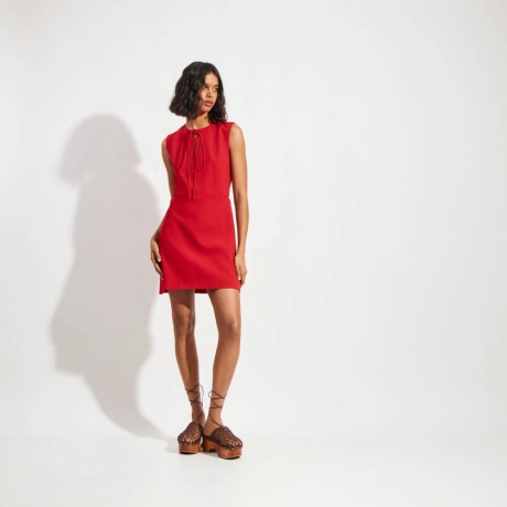 Vestido Crepe Chama Mina