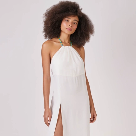 Vestido Crepe Corda Lais