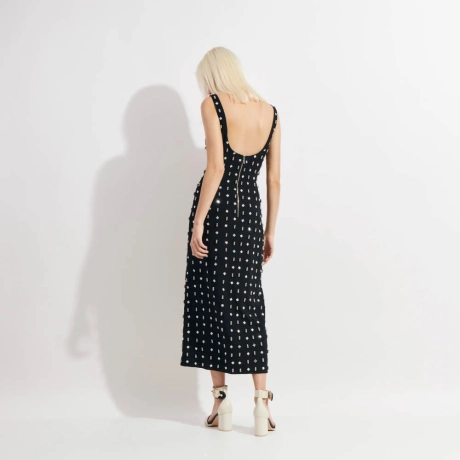 Vestido Crepe Cristal Chloe