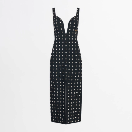 Vestido Crepe Cristal Chloe