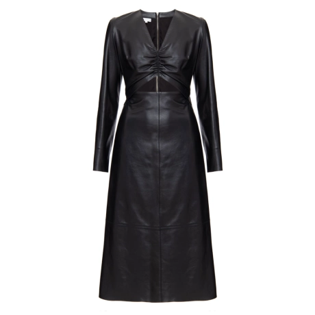 Vestido de Couro Nat