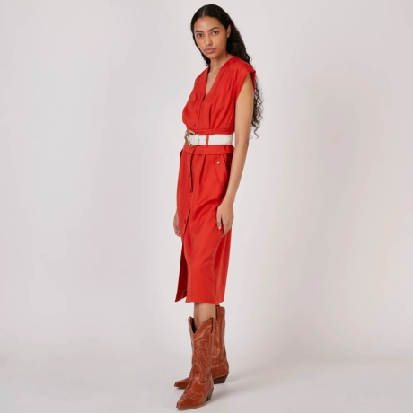 Vestido Gabardine Army Phil