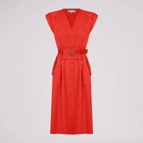 Vestido Gabardine Army Phil