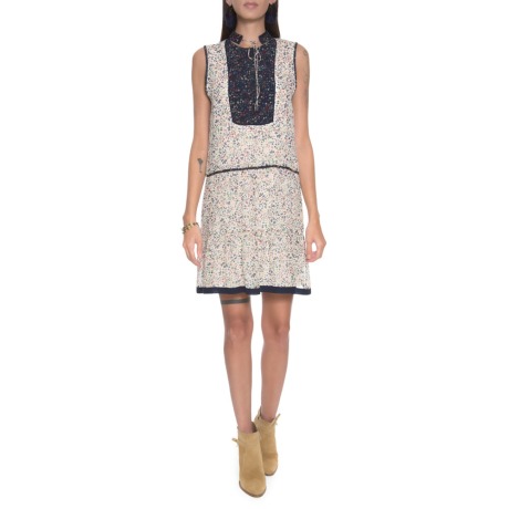Vestido Georgette Florida Clark Talienk - Florida Off Yuma/Marinho Columbia/42