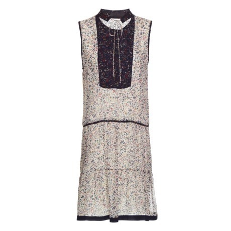 Vestido Georgette Florida Clark Talienk - Florida Off Yuma/Marinho Columbia/42