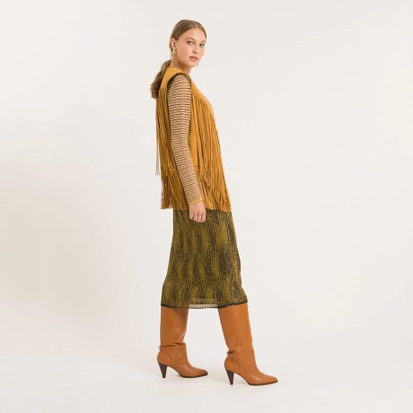 Vestido Jacquard Ikat Xanti