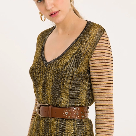 Vestido Jacquard Ikat Xanti