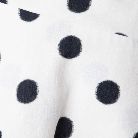 Vestido Linho Big Pois Laila