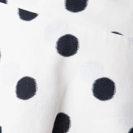 Vestido Linho Big Pois Laila