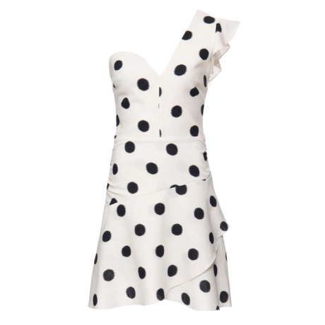 Vestido Linho Big Pois Laila