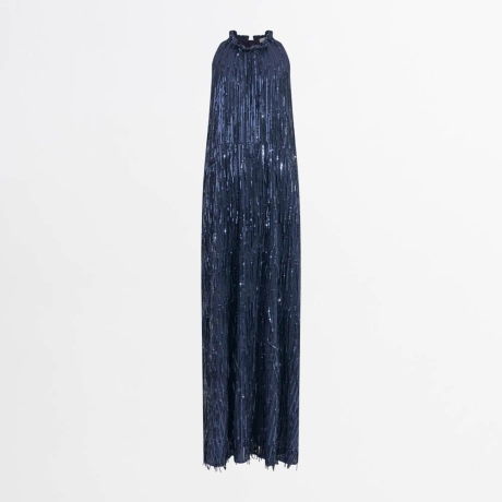 Vestido Paetê Franjas Fabi