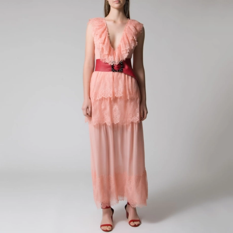 Vestido Renda Mix Gabrielle