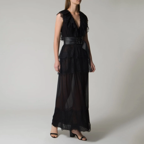 Vestido Renda Mix Gabrielle