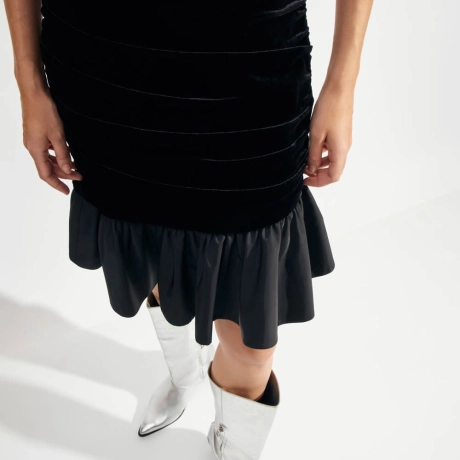 Vestido Tafetá Velvet Tabata