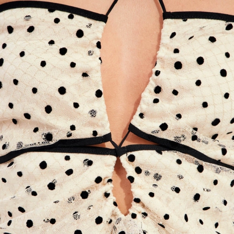 Vestido Tule Poá Pam