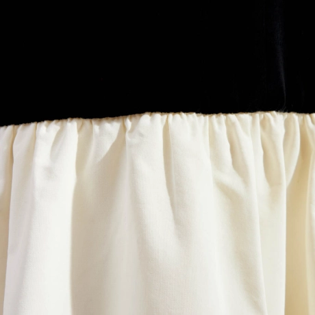 Vestido Veludo Tafetá Taty