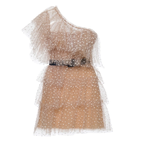 Vestido Voilette Pois Joana